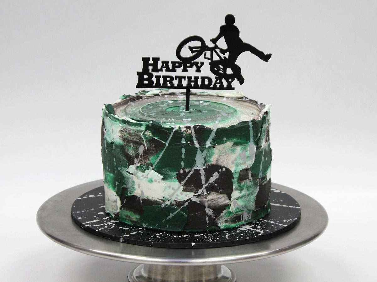 Custom BMX Cake Topper - The Compassionate Kitchen (7614895620255)