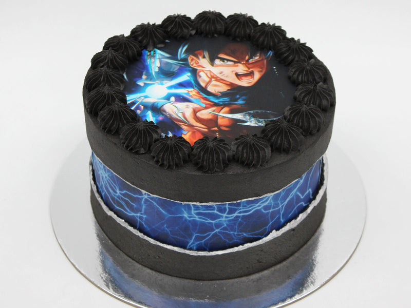 Custom Dragon Ball Z Fault-line Cake - The Compassionate Kitchen (7697488773279)