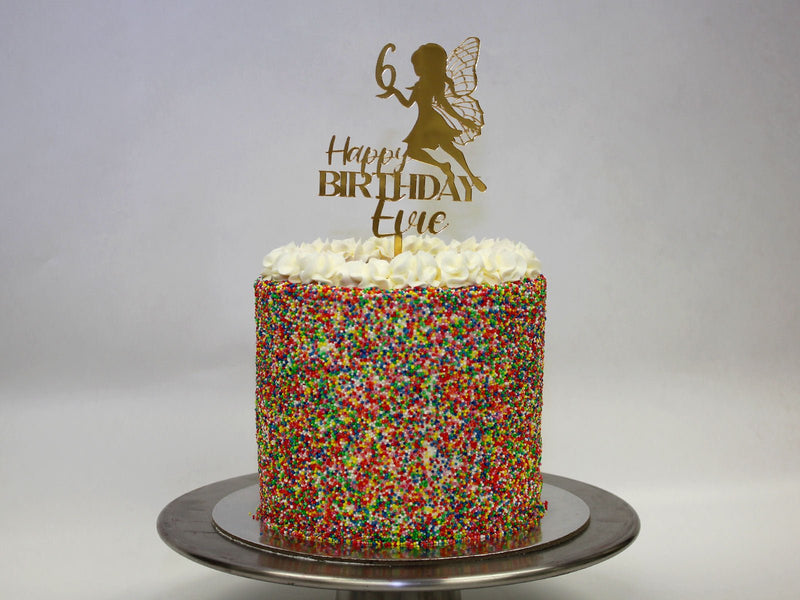 Custom Fairy Cake Topper + Age - The Compassionate Kitchen (7614355112095)