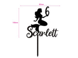 Custom Mermaid Cake Topper - The Compassionate Kitchen (7614913183903)