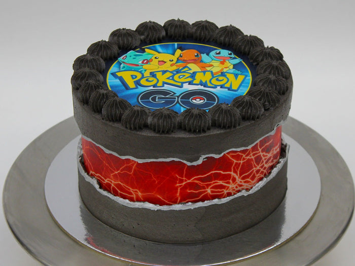 Custom Pokemon Fault-line Cake - The Compassionate Kitchen (7620347232415)