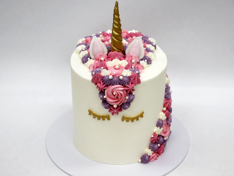 Custom Unicorn Cake - The Compassionate Kitchen (8878168506527)