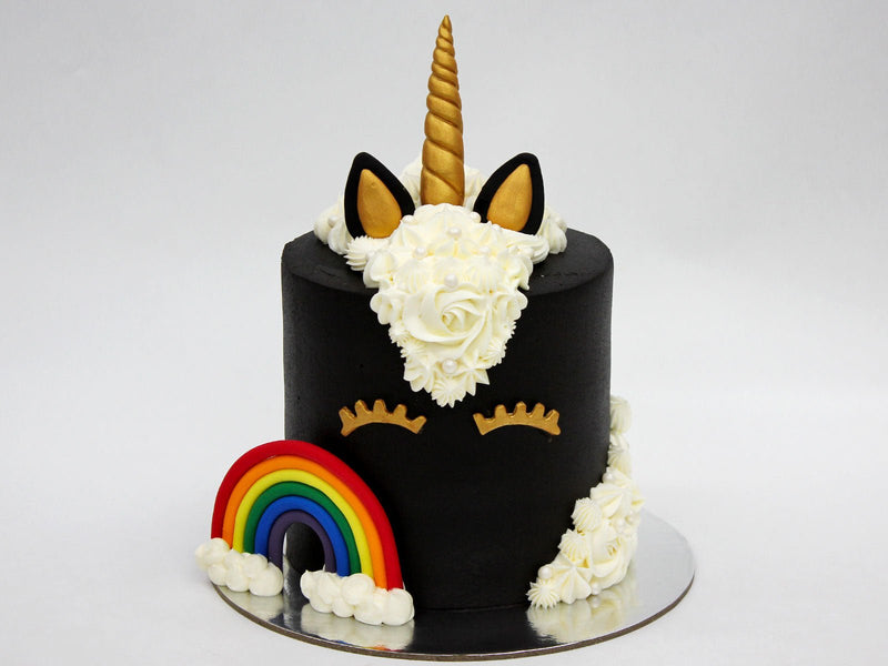 Custom Unicorn Cake - The Compassionate Kitchen (8878168506527)