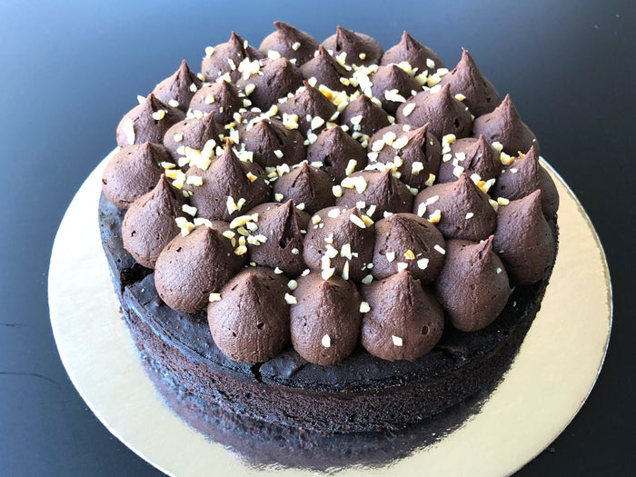 Hazelnut Mousse Mud Cake (GF) - The Compassionate Kitchen (6635404263583)