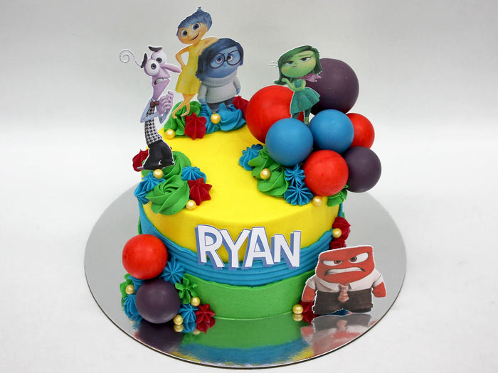 Inside Out Character Cake - The Cake People (9050365460639)