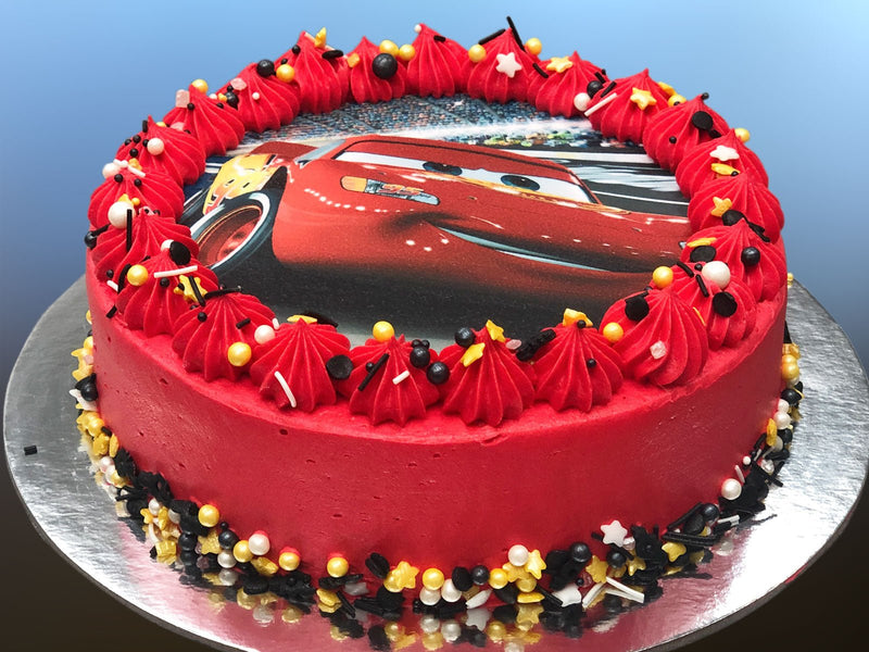 Lightning McQueen Cake - The Compassionate Kitchen (7544398839967)