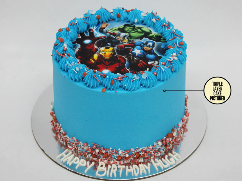 Marvel Avengers Cake - The Cake People (7509158592671)