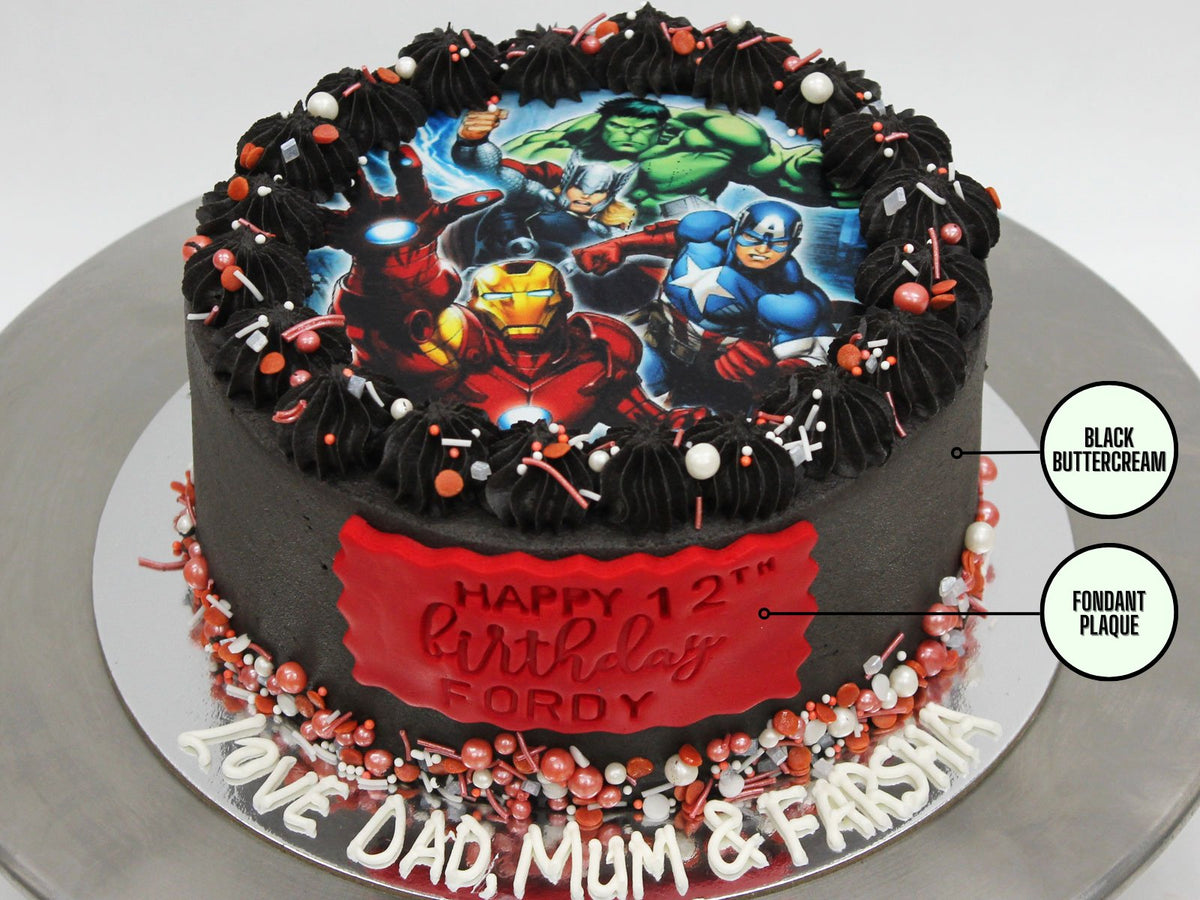 Marvel Avengers Cake - The Cake People (7509158592671)