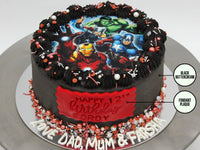 Marvel Avengers Cake - The Cake People (7509158592671)