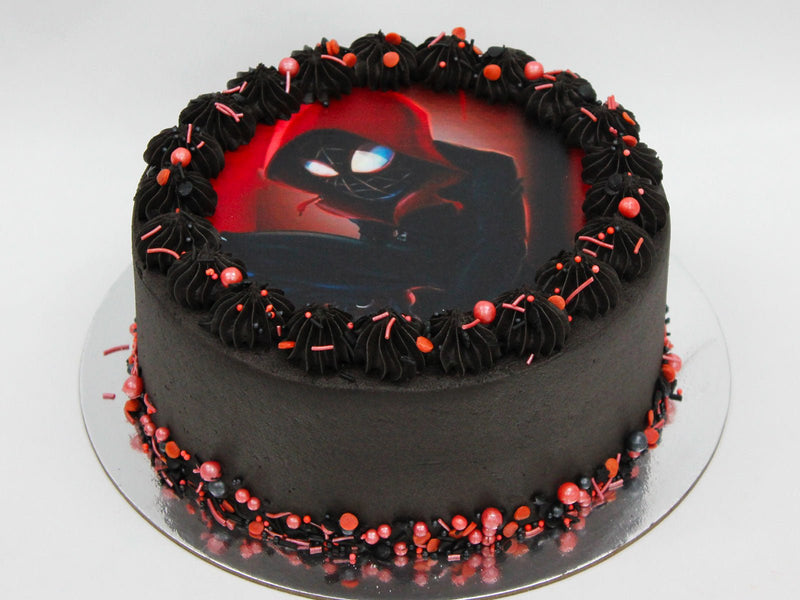 Miles Morales Spiderman Cake - The Compassionate Kitchen (8971057823903)