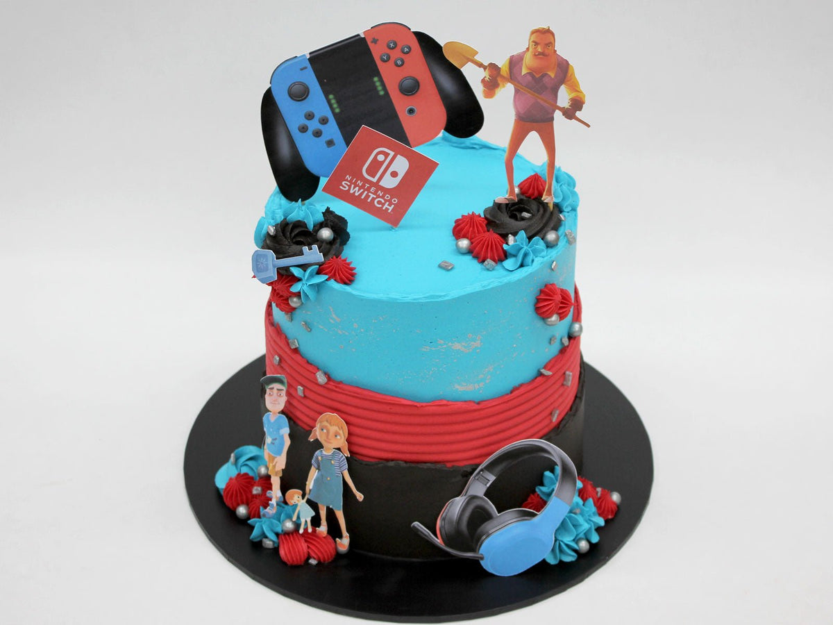 Nintendo Switch Character Cake - The Compassionate Kitchen (9029389877407)