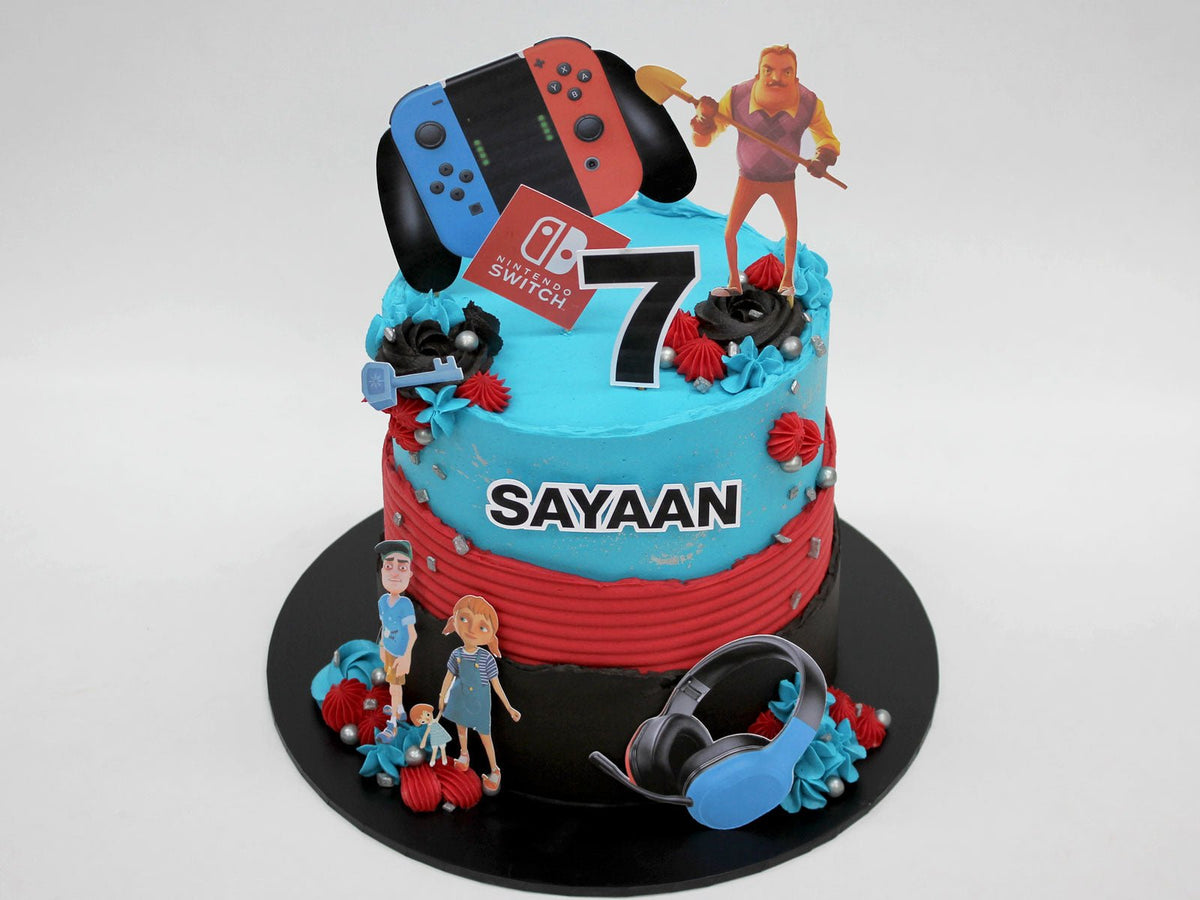 Nintendo Switch Character Cake - The Compassionate Kitchen (9029389877407)