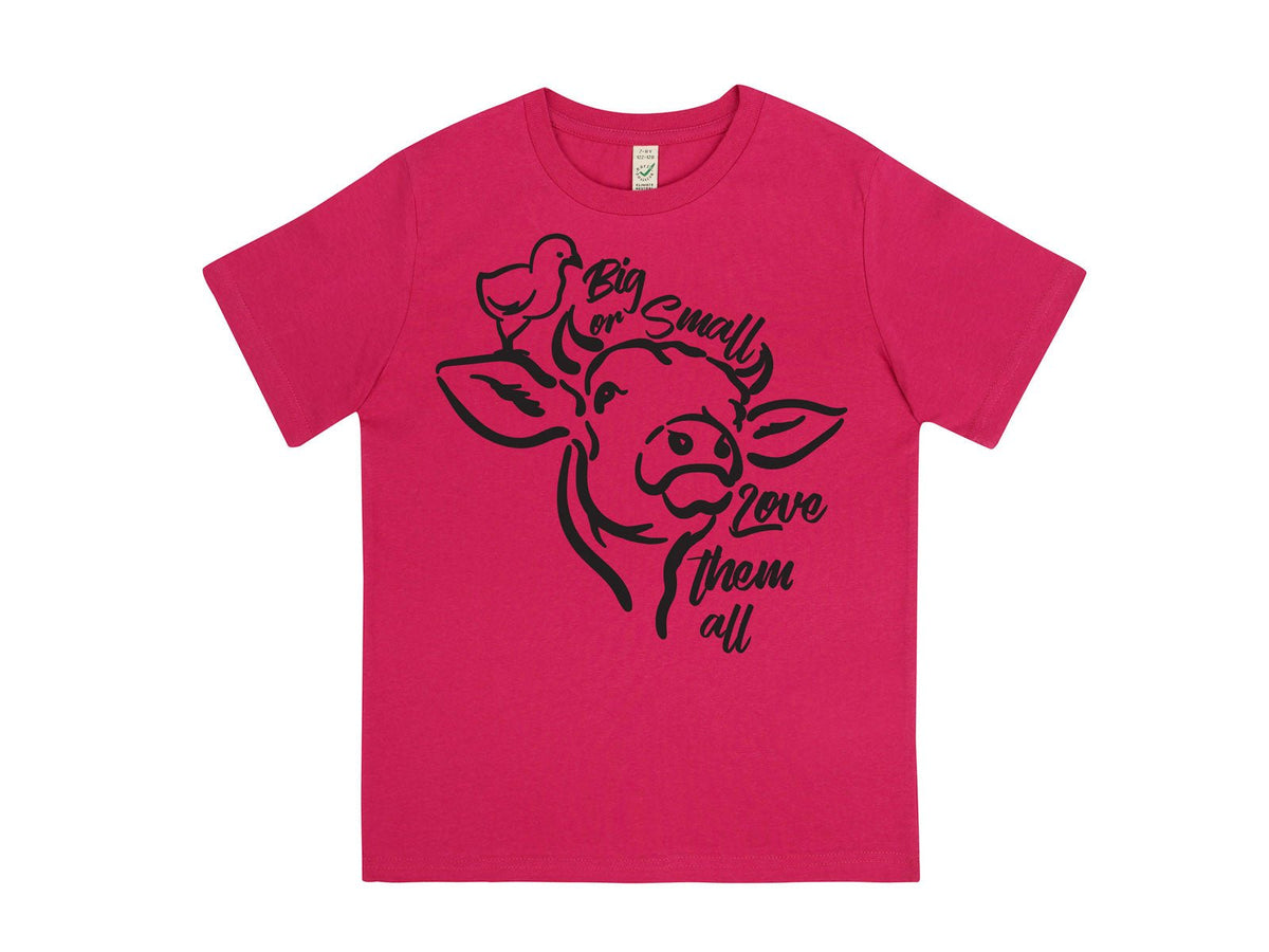 Organic Cotton Big or Small Kids T-Shirt - The Compassionate Kitchen (7153807589535)