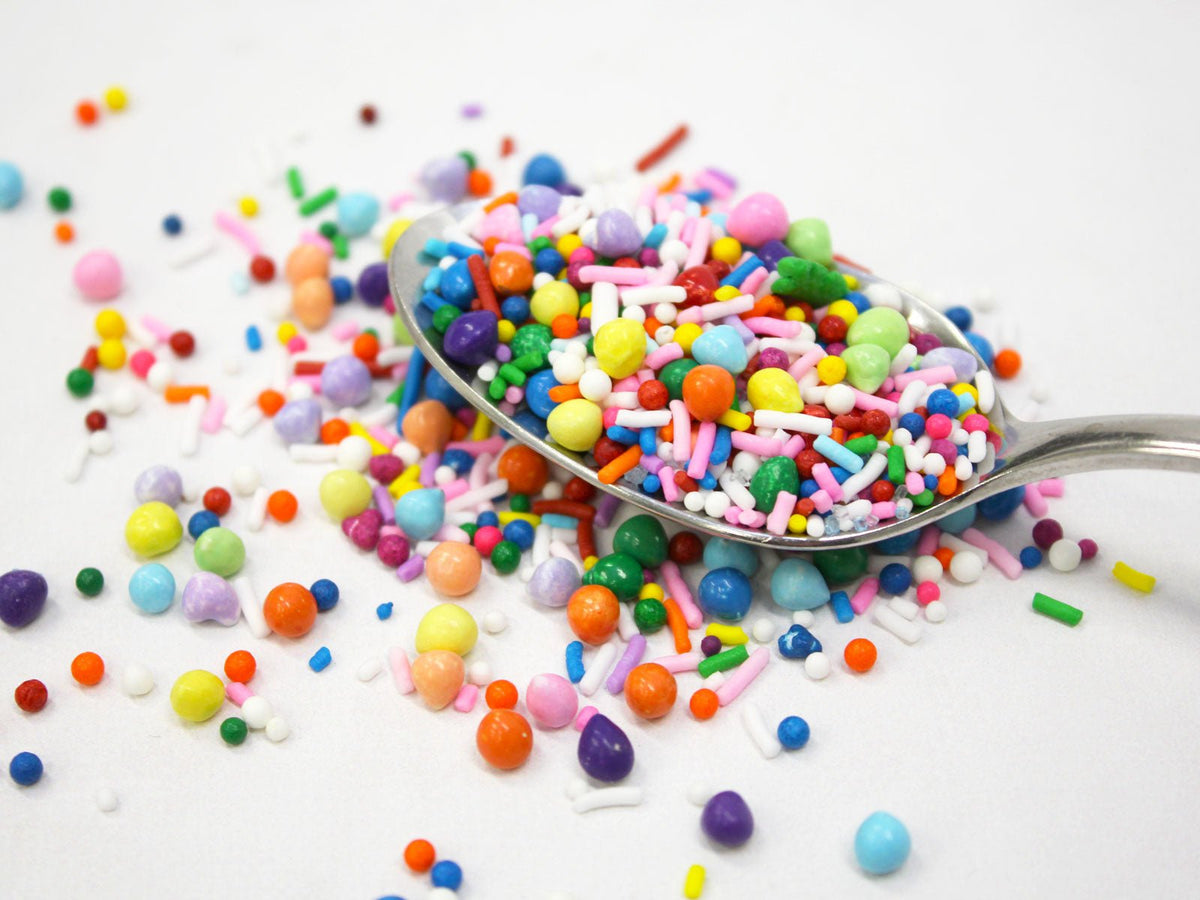 Party Mix Sprinkles 50g - The Compassionate Kitchen (7625743958175)