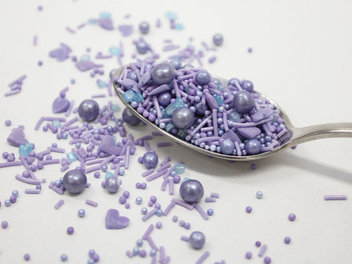 Purple Mixed Sprinkles 50g - The Compassionate Kitchen (7625747497119)