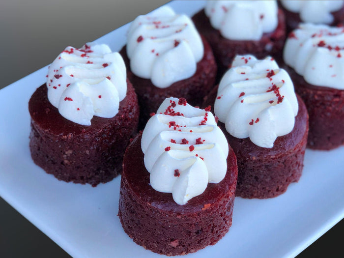 Red Velvet Cakes 6 Pack - The Compassionate Kitchen (5638755057823)