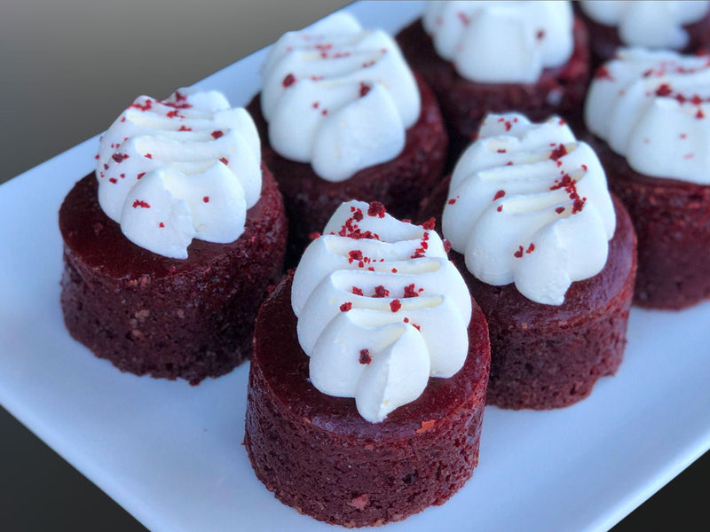 Red Velvet Cakes 6 Pack - The Compassionate Kitchen (5638755057823)