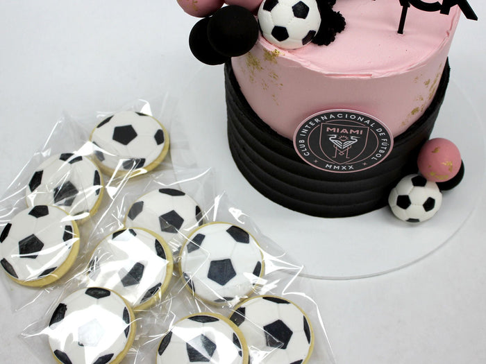 Soccer Football Fondant Sugar Cookies - The Cake People (9058454175903)