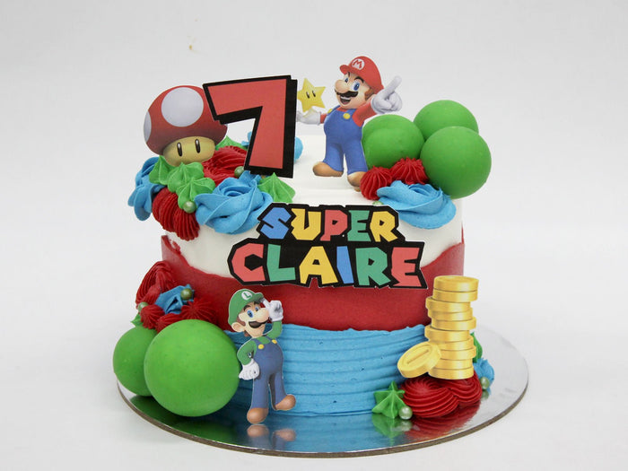 Super Mario Character Cake - The Cake People (7699696222367)